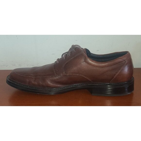 BOSTONIAN MEN'S SHOES 11M FLEXLITE  BROWN LEATHER BICYCLE TOE - Picture 5 of 10